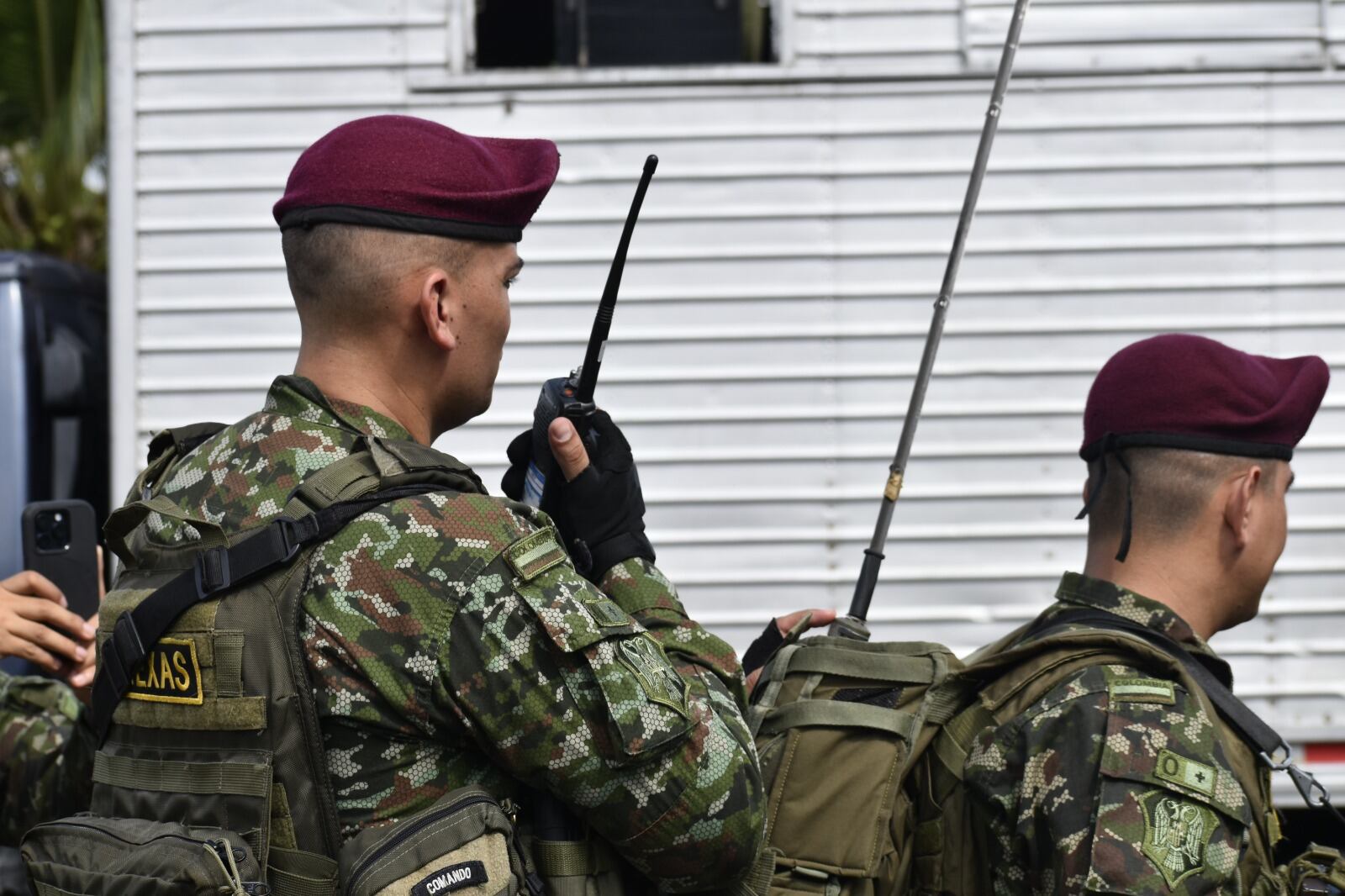 Fuerzas Especiales de la Sexta División refuerzan la seguridad en la COP16. Foto Ejercito Nacional.