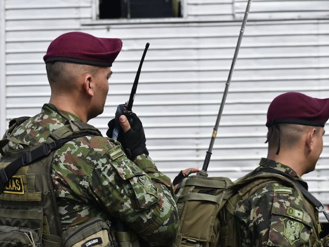 Fuerzas Especiales de la Sexta División refuerzan la seguridad en la COP16. Foto Ejercito Nacional.