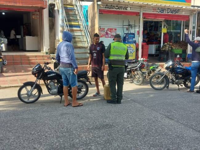 Caravanas "Noche de velitas" en municipios del Atlántico./Policía del Atlántico