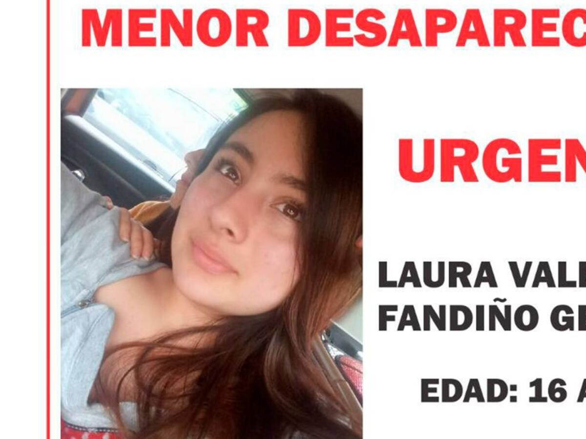 Reportan una menor desaparecida en Bogotá