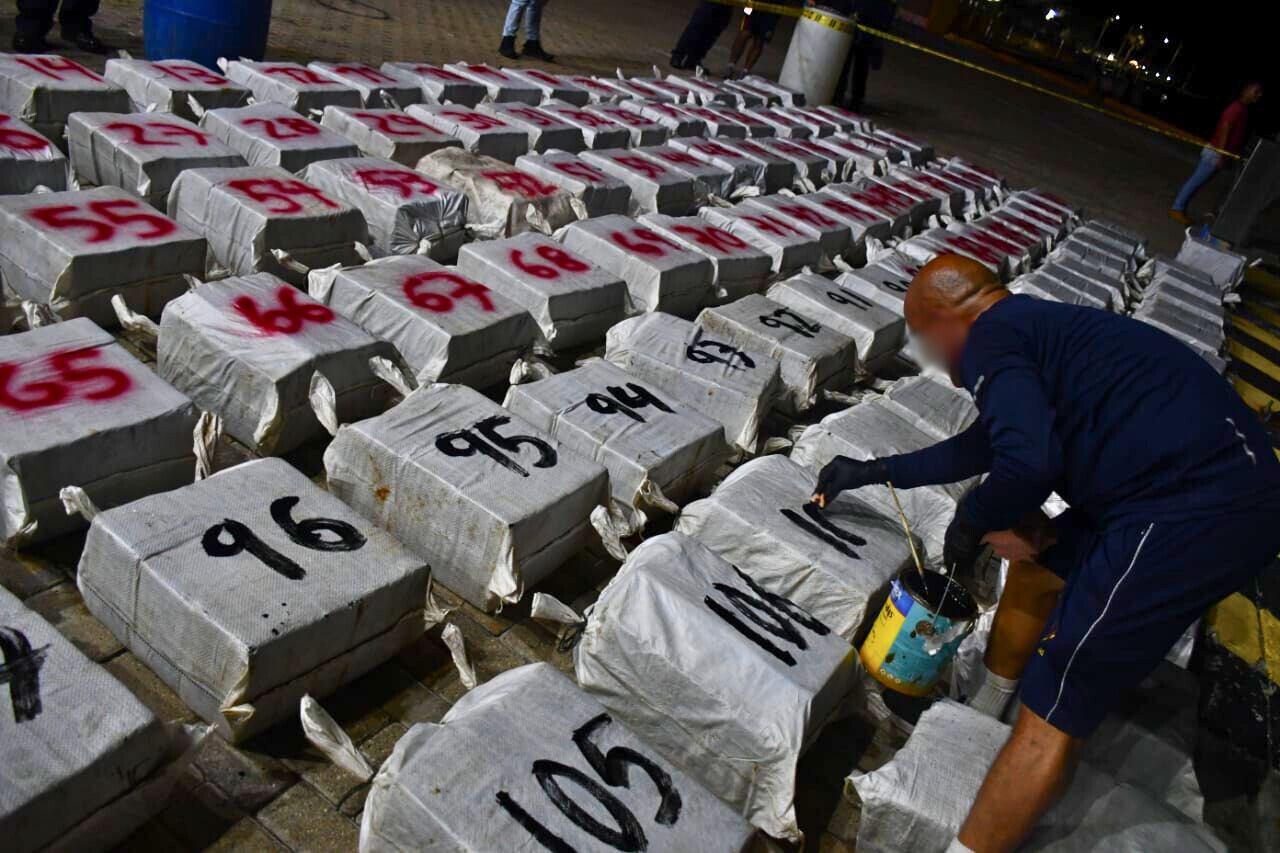 3.3 Toneladas de cocaína