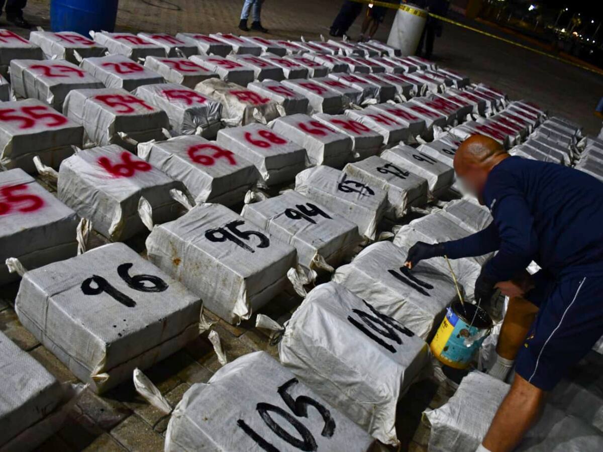 La Armada incautó 3.3 toneladas de Cocaína en San Andrés