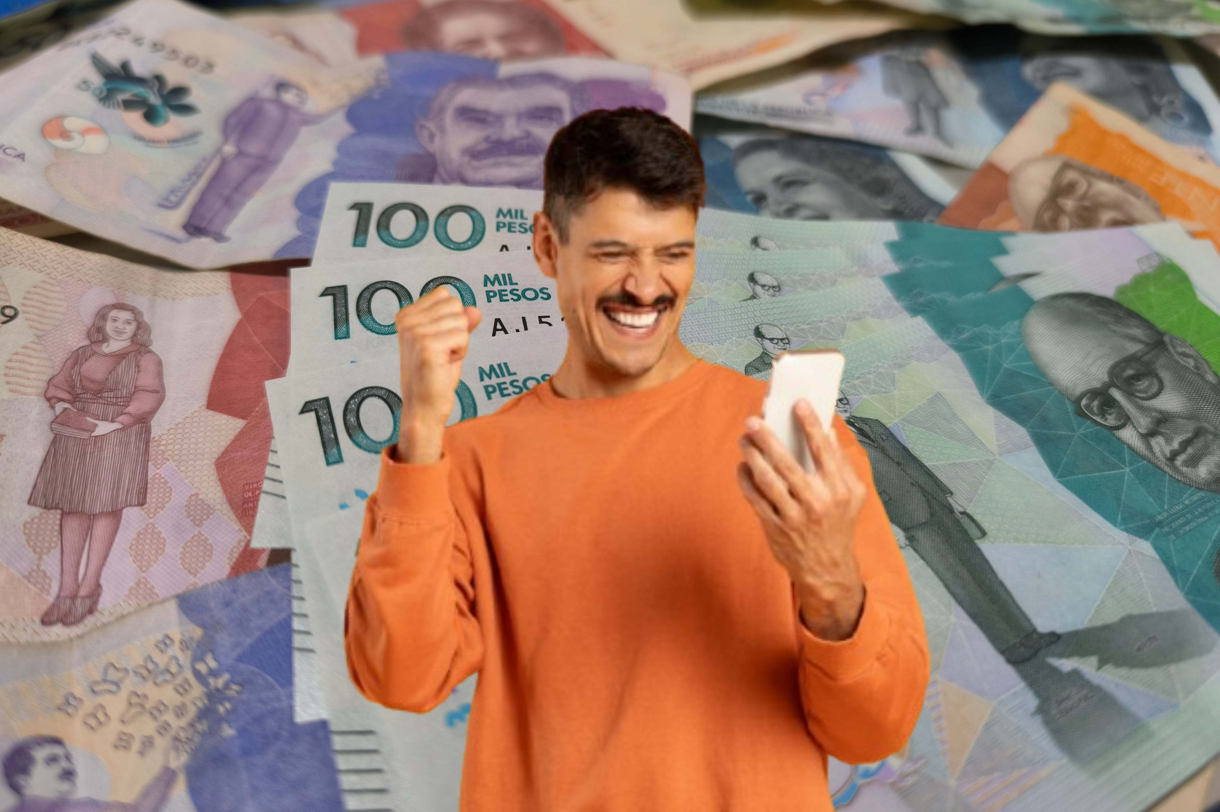 Imagen de referencia. Pesos de colombianos - Persona celebrando: Getty Images.