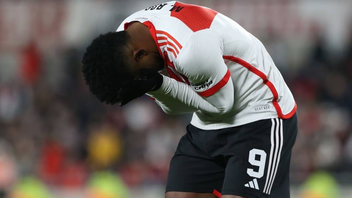 Alarma en River Plate: Miguel Ángel Borja es baja para la Copa Libertadores