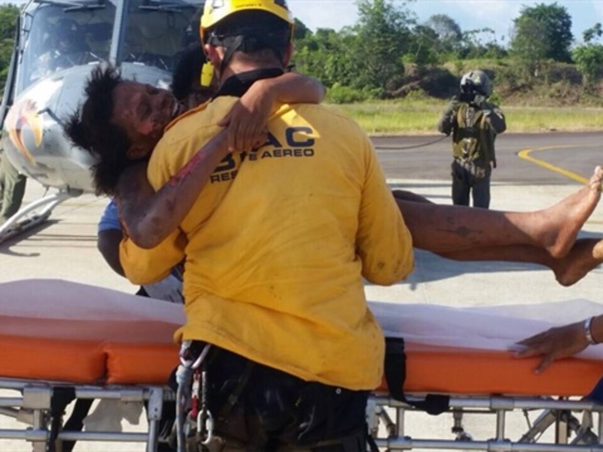 Una infección impide cirugía a sobreviviente al accidente aéreo en Chocó