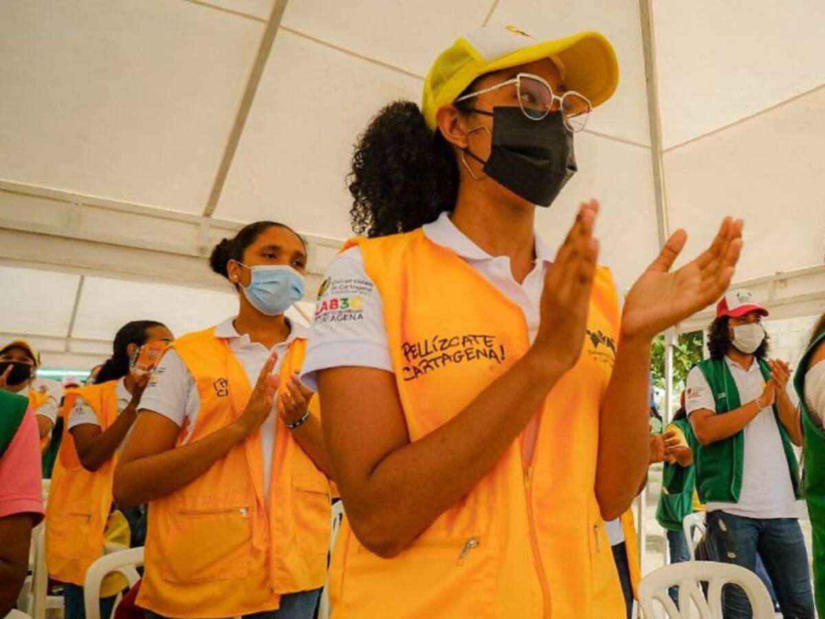 Campaña en 40 barrios de Cartagena para prevenir COVID-19
