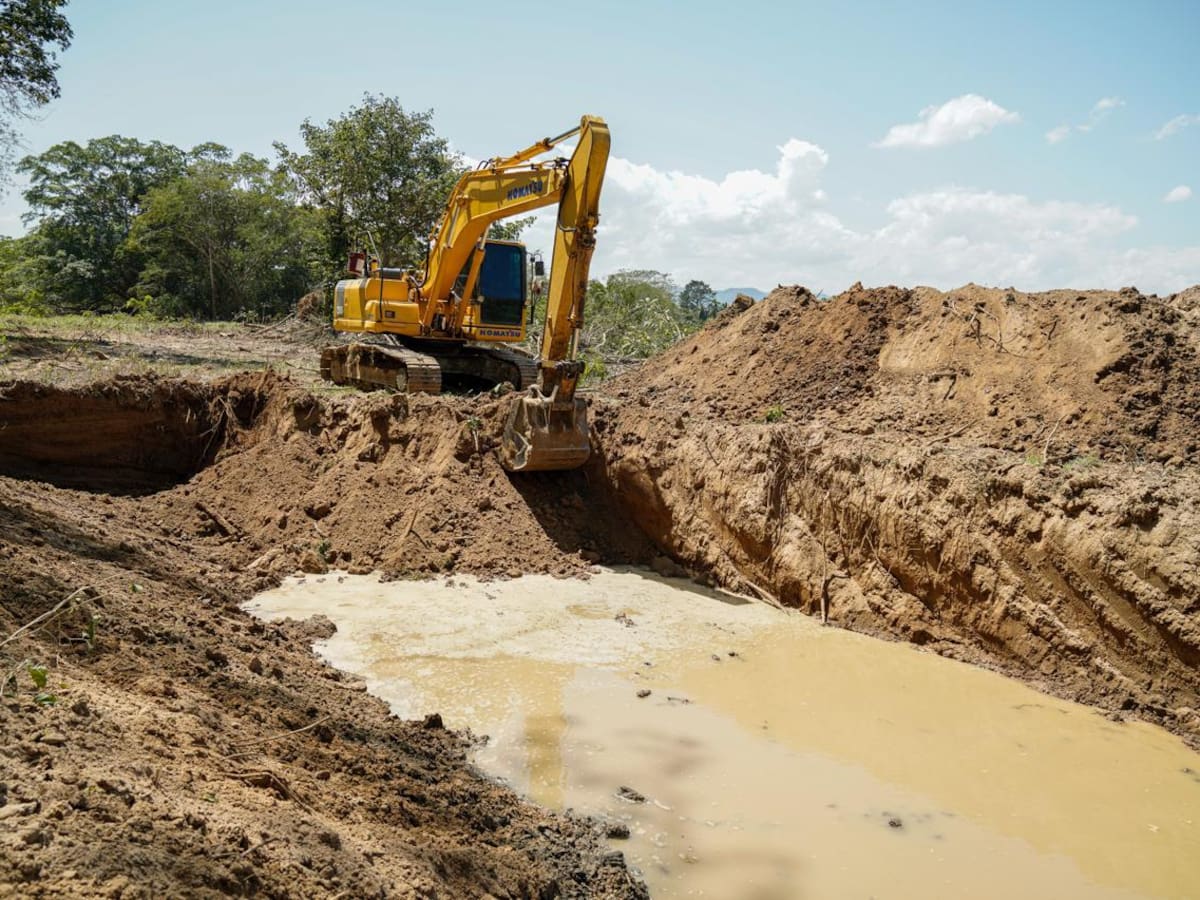 En Montecristo- Bolívar, gobernación y UNGRD iniciaron obras de mitigación tras inundaciones