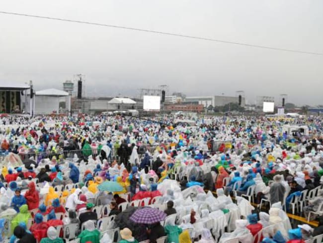 Excelente comportamiento de los ciudadanos de Medellín durante la visita del Papa Francisco