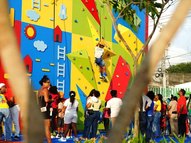 Nuevo Chambacú tiene un amplio y moderno parque infantil con más de 35 atracciones