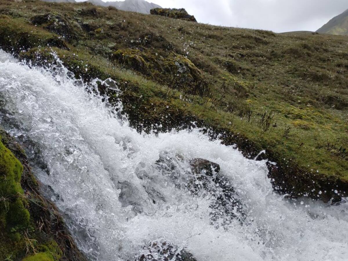 El agua de Almorzadero