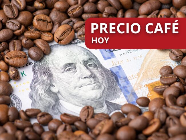 Precio del café / Dólar con granos de café / Getty Images