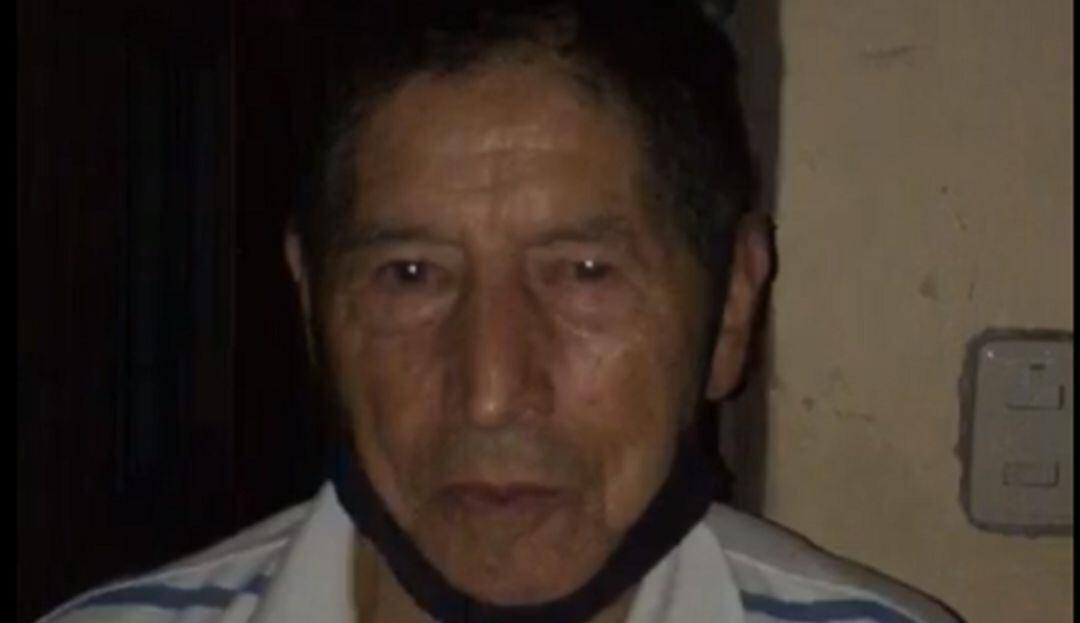 Onofre Ramírez el hombre afectado.  