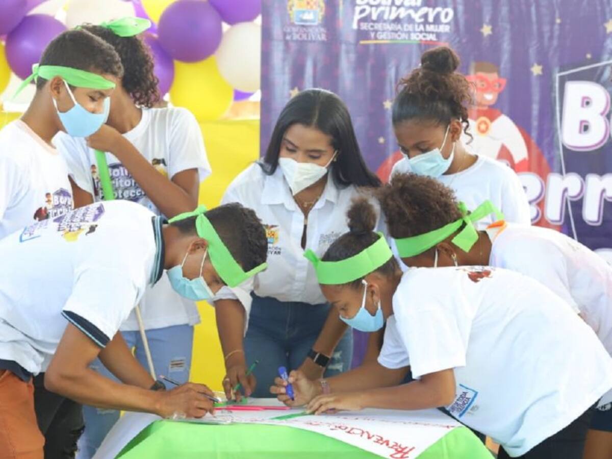 Niños y mujeres recibieron atención en Norosí, sur de Bolívar