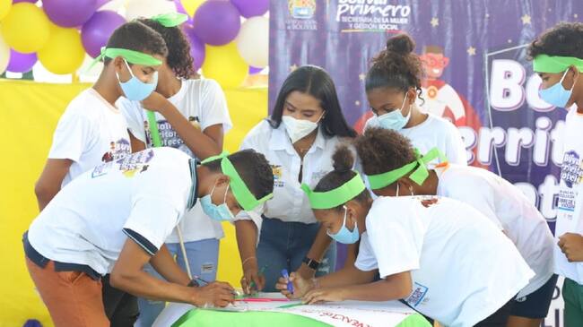 La campaña 'Bolívar Territorio de Protección', busca no permitir la violencia en contra de la niñez y la adolescencia del departamento.