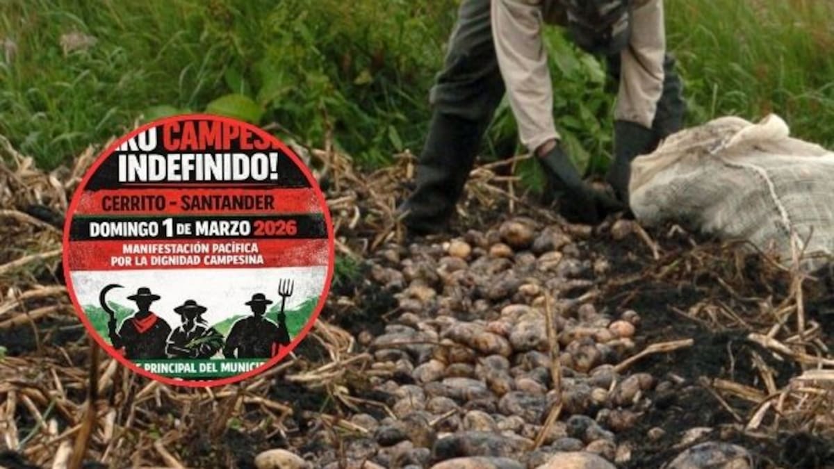 Campesinos de Cerrito en Santander anuncian paro desde el 1 de marzo por proyectos productivos