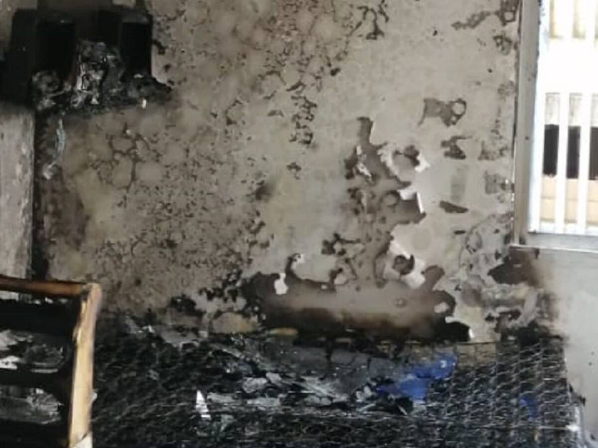 Bomberos atendieron incendio en edificio del sector turístico de Cartagena