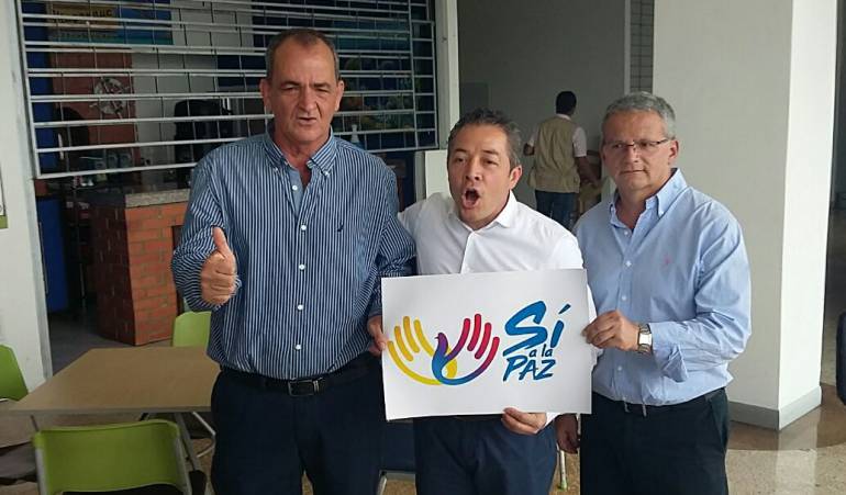 Los tres representantes a la Cámara por el Quindío su unieron para apoyar el fin del conflicto.
