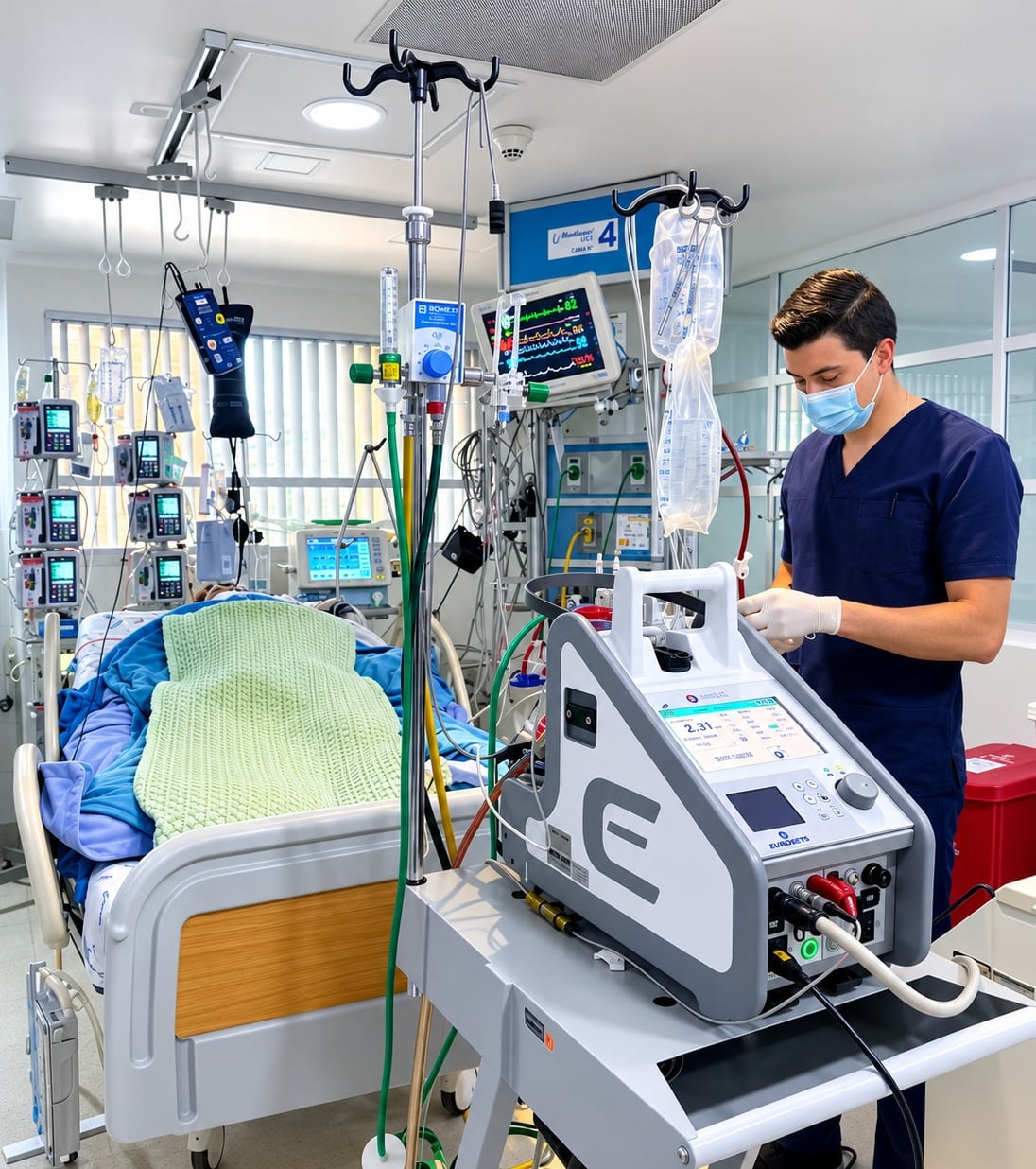 Clínica Medilaser puso en marcha el único programa ECMO de Boyacá, una tecnología de soporte vital avanzado / Foto: Prensa Medilaser Tunja.