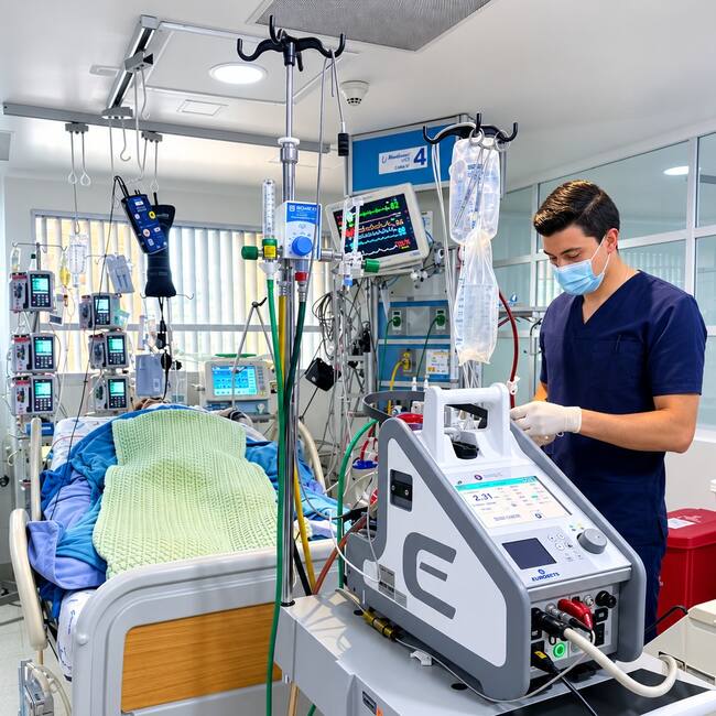 Clínica Medilaser puso en marcha el único programa ECMO de Boyacá, una tecnología de soporte vital avanzado / Foto: Prensa Medilaser Tunja.