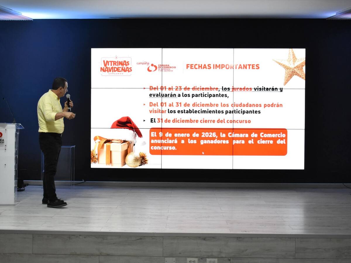 Más de 500 establecimientos participan del concurso vitrinas navideñas en el Quindío