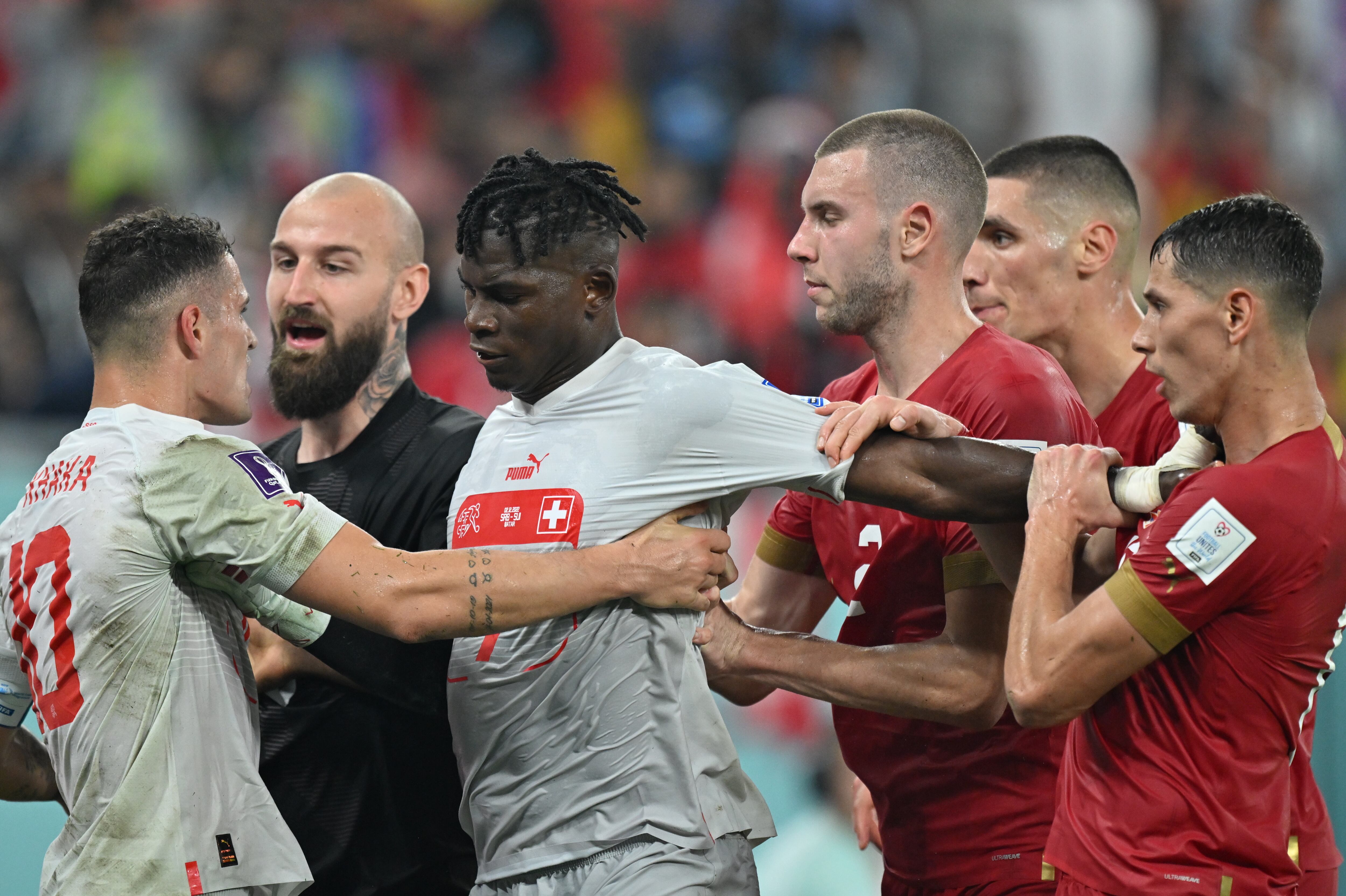 Suiza eliminó a Serbia de Qatar 2022.