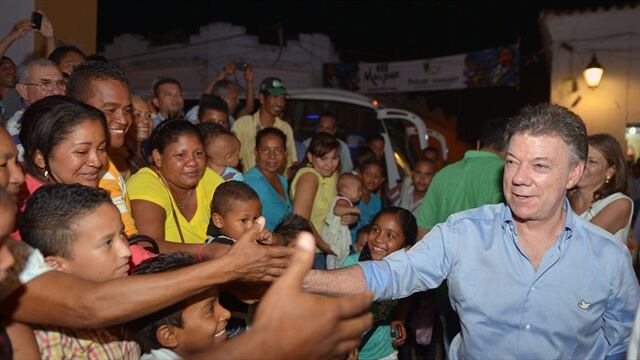 Juan Manuel Santos, presidente de la República. . Foto:
