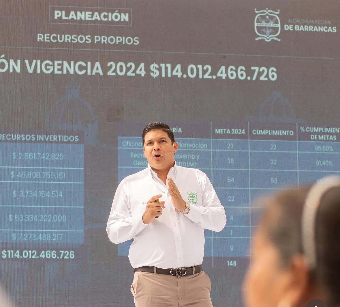 Alcalde de Barrancas. Foto: tomada de redes sociales del alcalde.