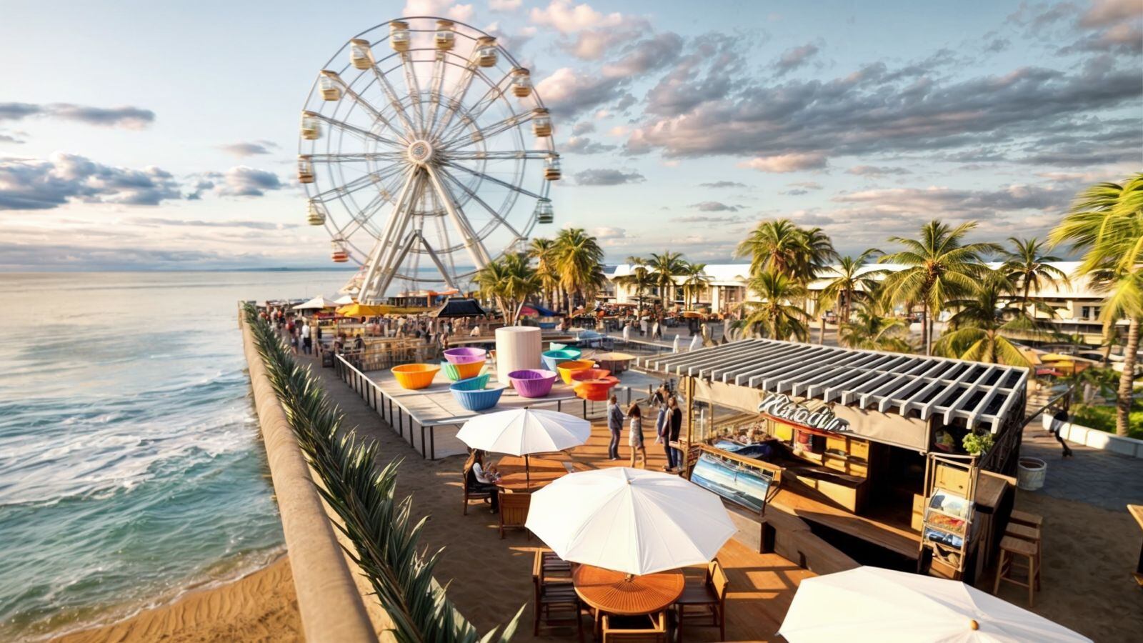 Con cinco atracciones y 15 restaurantes, el Mirador del Sol será uno de los puntos centrales del Gran Malecón del Mar. | Foto: Cortesía