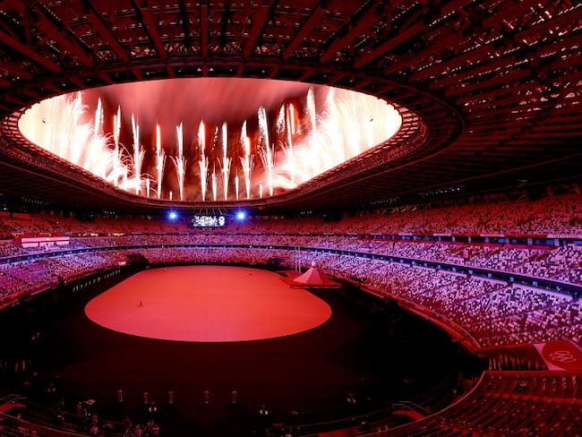 Estadio Olímpico de Tokio, sede de la ceremonia inaugural de los Juegos Olímpicos.