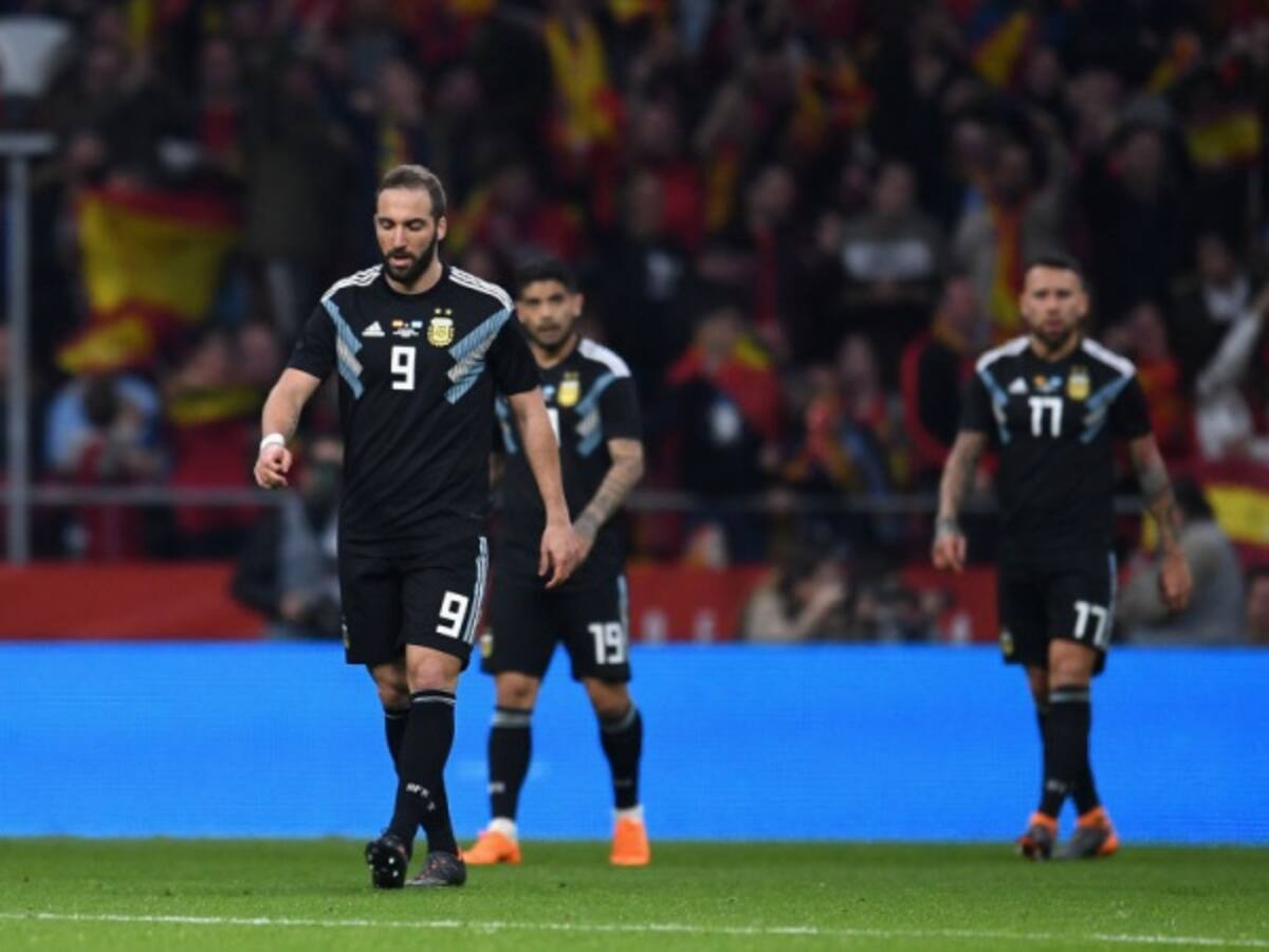 Catástrofe histórica de Argentina en Madrid: 6-1 ante España