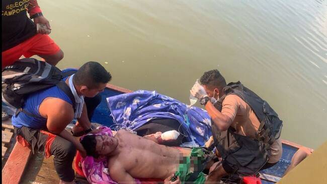 Como Carlos Uriel Parado Cardona, fue identificado el hombre que resulto herido por explosión de artefacto.