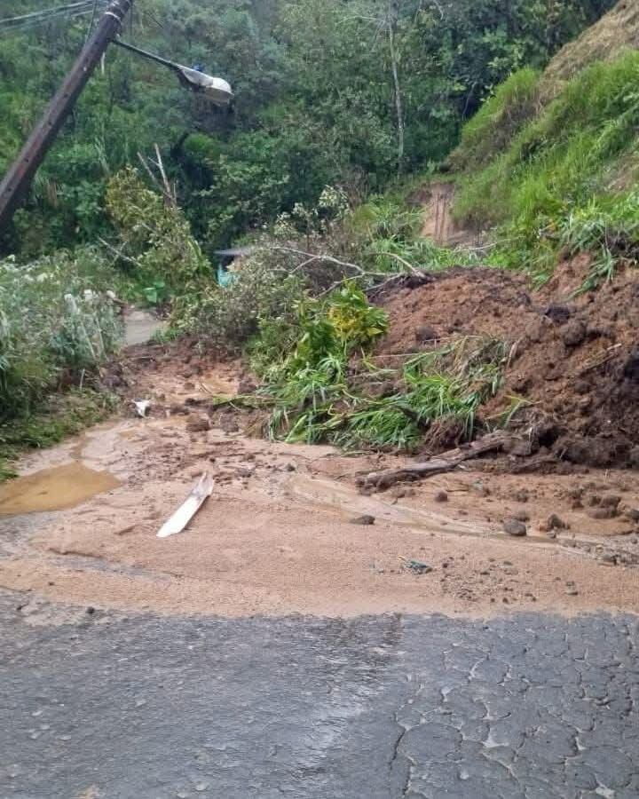 Emergencias por las lluvias en Nariño, Antioquia.