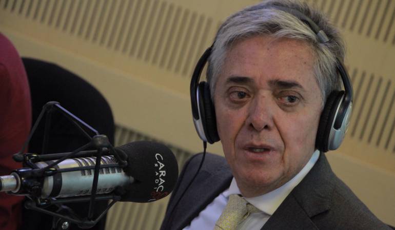 Germán Cardona, ministro de Transporte. 