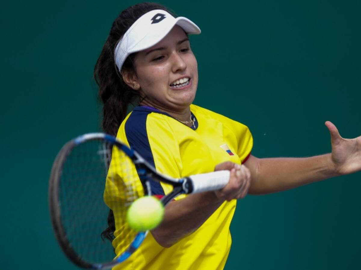La tenista colombiana María Camila Osorio jugará en la copa del café en Costa Rica