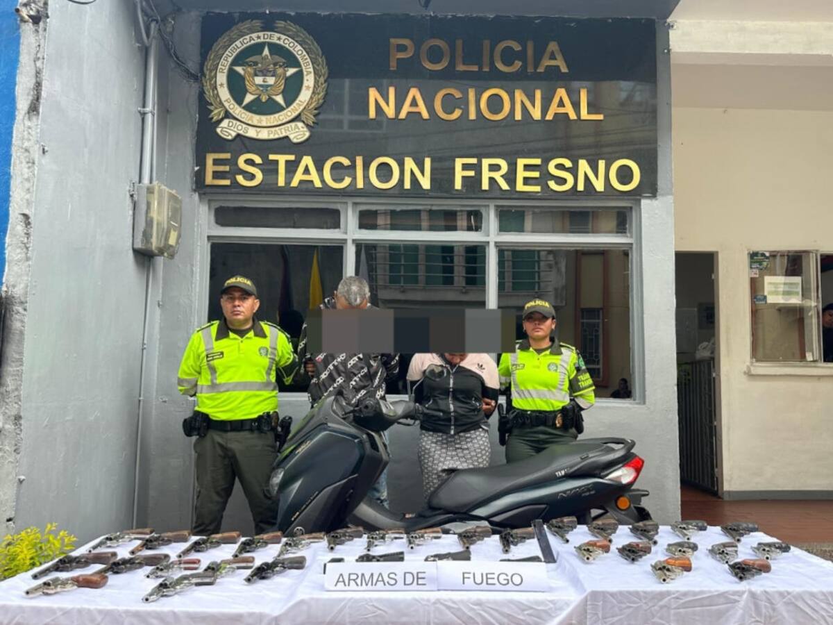 En moto viajaban 32 armas que salieron de Cúcuta rumbo a Cali