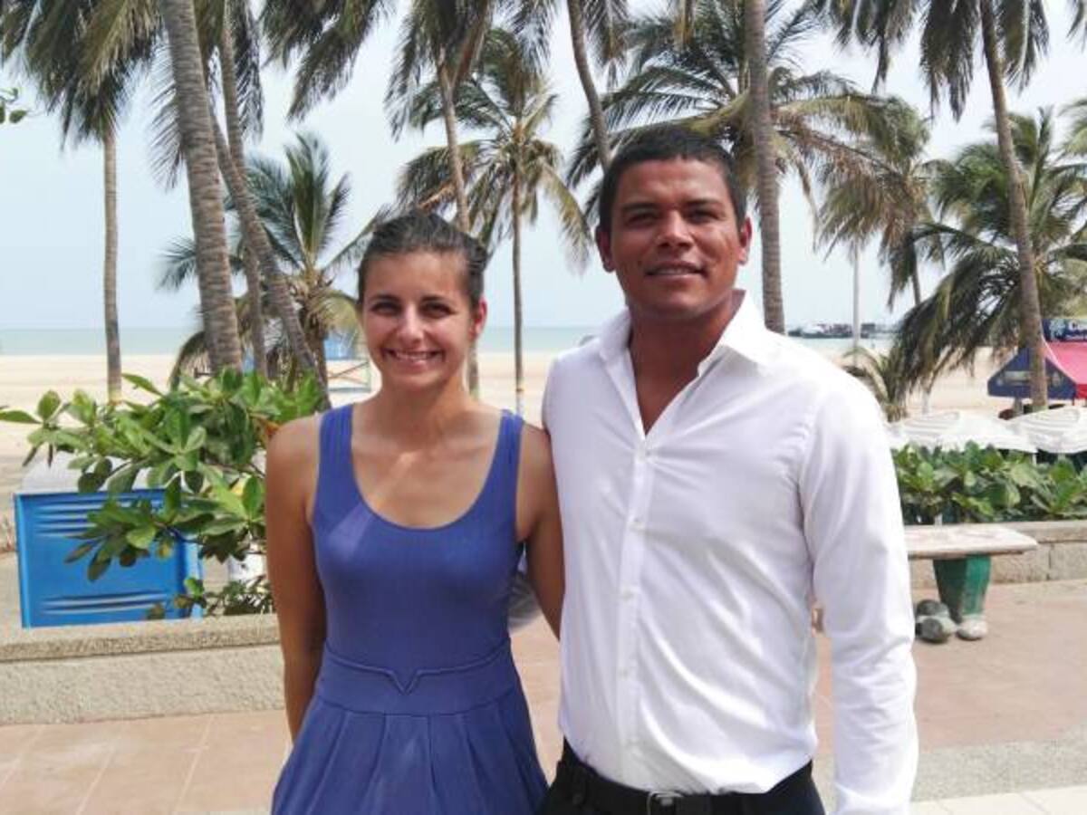 A esta pareja colombo alemana, los enamoró el kitesurf y los unió La Guajira