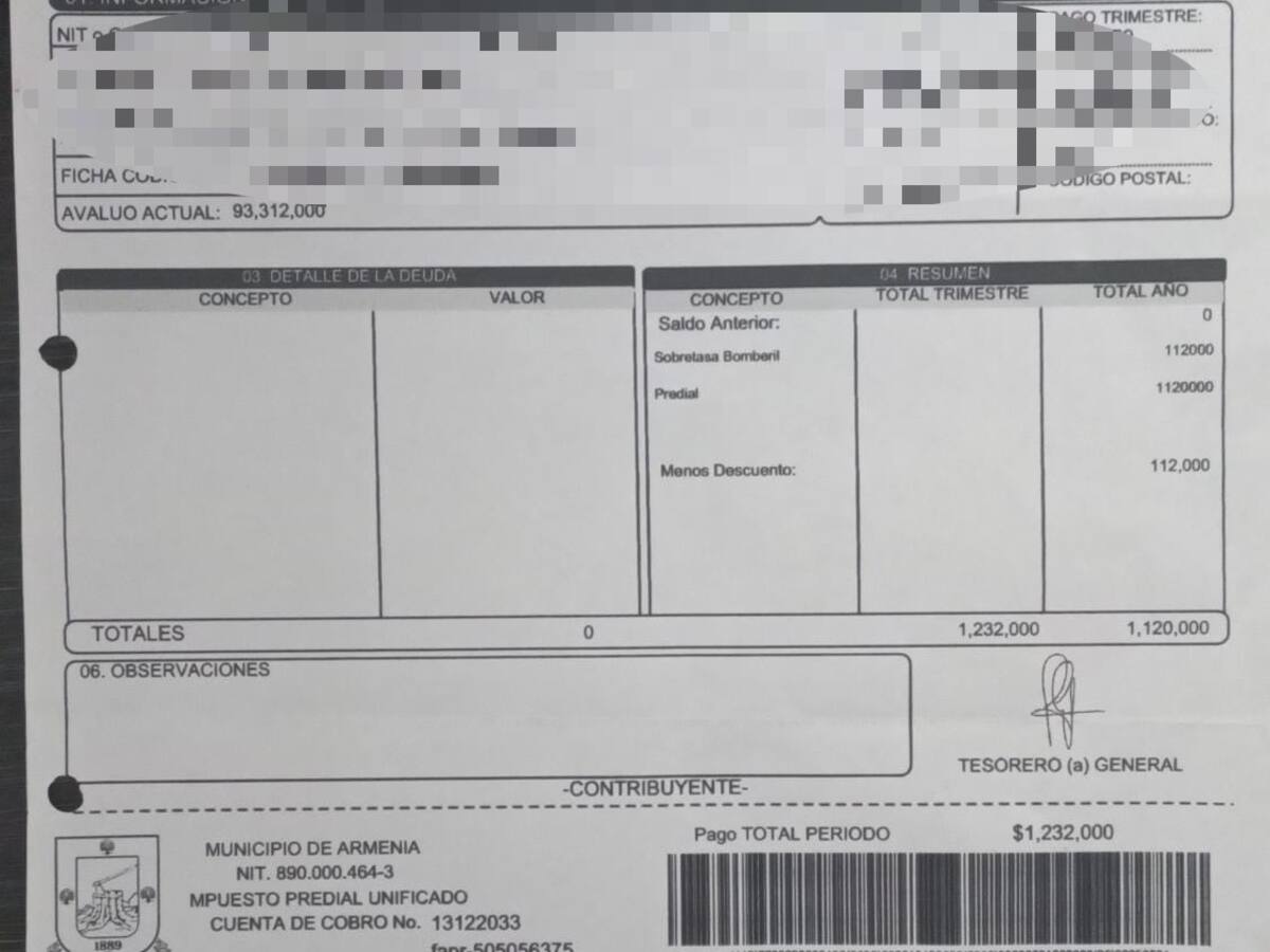 En Armenia se quejan por incremento de hasta 100% del impuesto predial, alcaldía entrega claridades