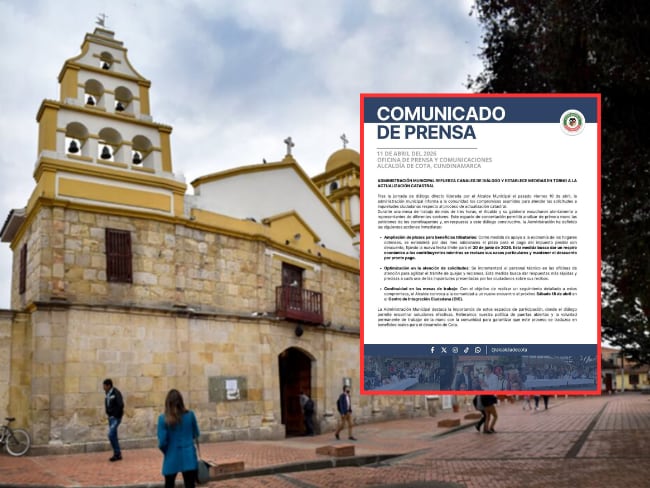 Alcaldía de Cota se pronuncia ante inconformidades por actualización catastral. / Foto: Suministrada 