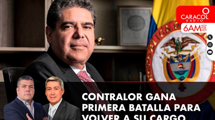 Contralor gana primera batalla para volver a su cargo