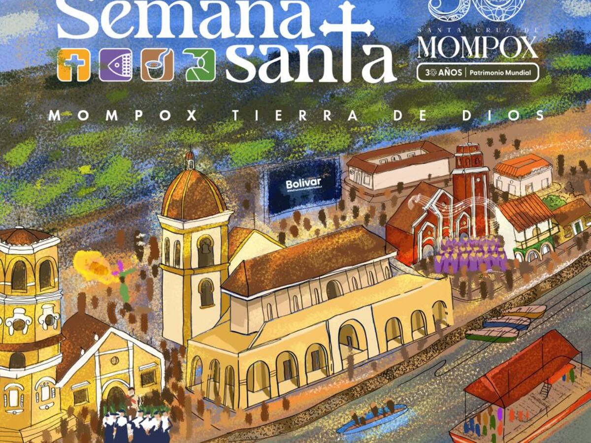 Mompox inicia Semana Santa con una variada agenda de eventos culturales y religiosos