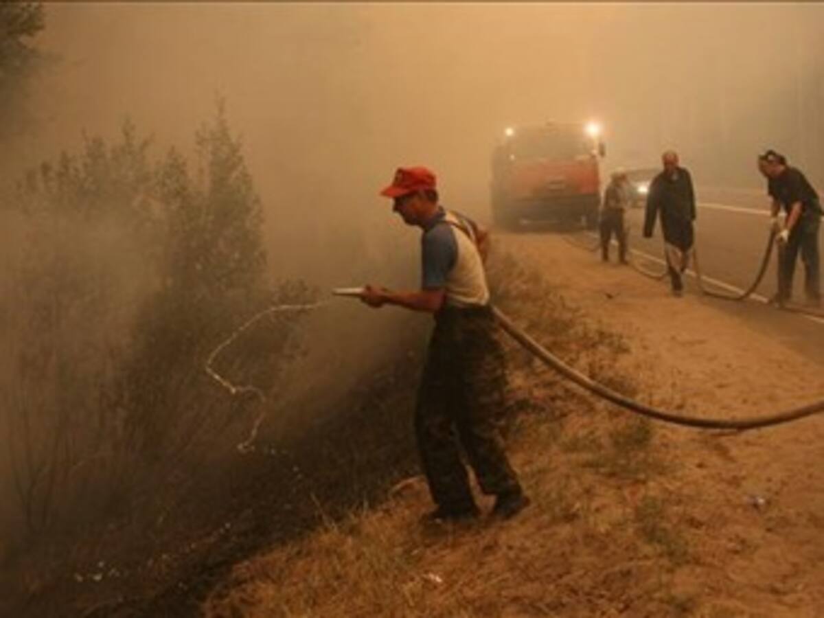 El humo de los incendios convierte a Moscú en una ciudad fantasma
