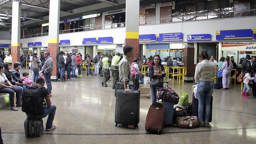 Terminal de Transportes de Bogotá. Foto: Colprensa