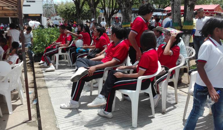 Alumnos en el Catatumbo