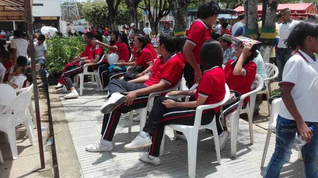 Alumnos en el Catatumbo