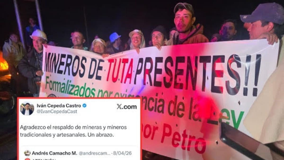 Pequeños mineros de Boyacá piden a Iván Cepeda retractarse por anunciar el respaldo de ese gremio