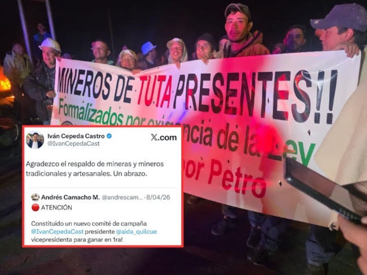 Pequeños mineros de Boyacá piden a Iván Cepeda retractarse por anunciar el respaldo de ese gremio
