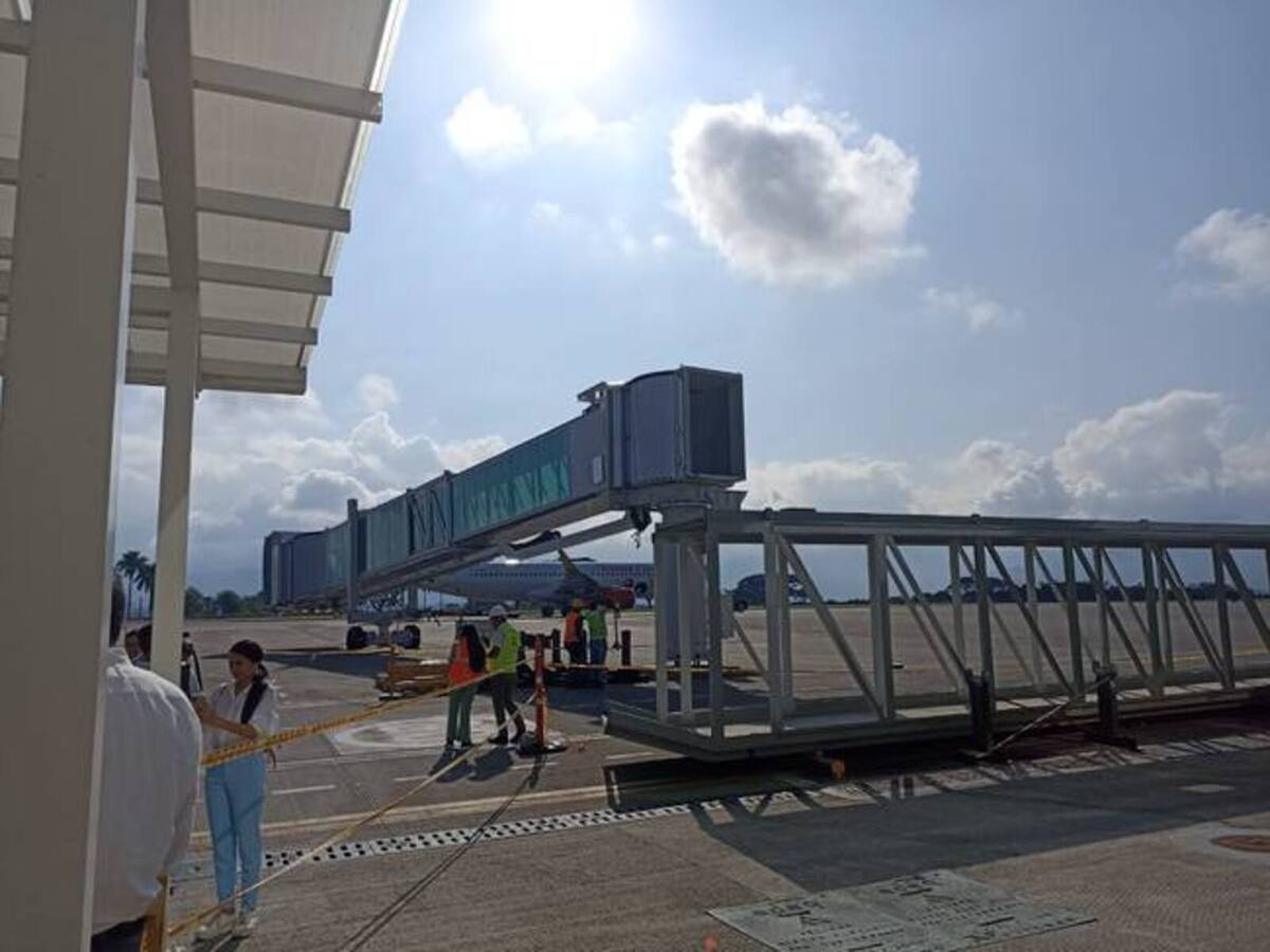 Área de carga en actualización del plan maestro del aeropuerto El Edén de Armenia
