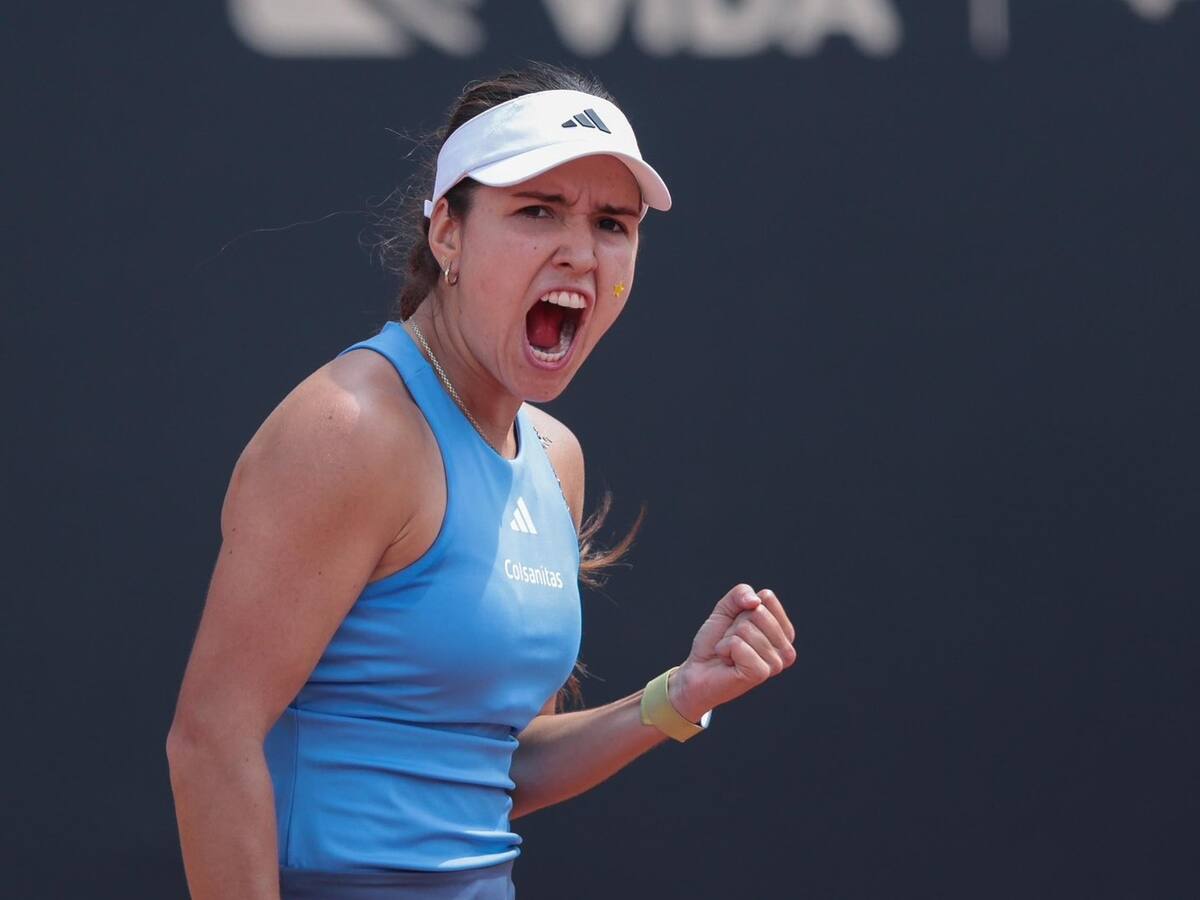 María Camila Osorio regresa con triunfo a la Copa Colsanitas y avanza a octavos de final