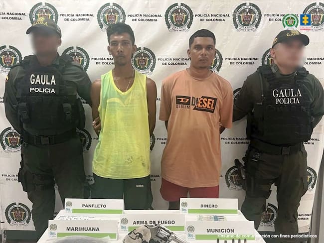 Tres hombres señalados de portar armas ilegalmente fueron privados de la libertad en Cartagena