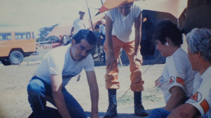 Alberto Rosas, socorrista